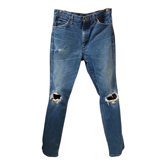 Wrangler Other - DISTRESSED WRANGLER COWBOY CUT JEANS sz. 34 x 34 M